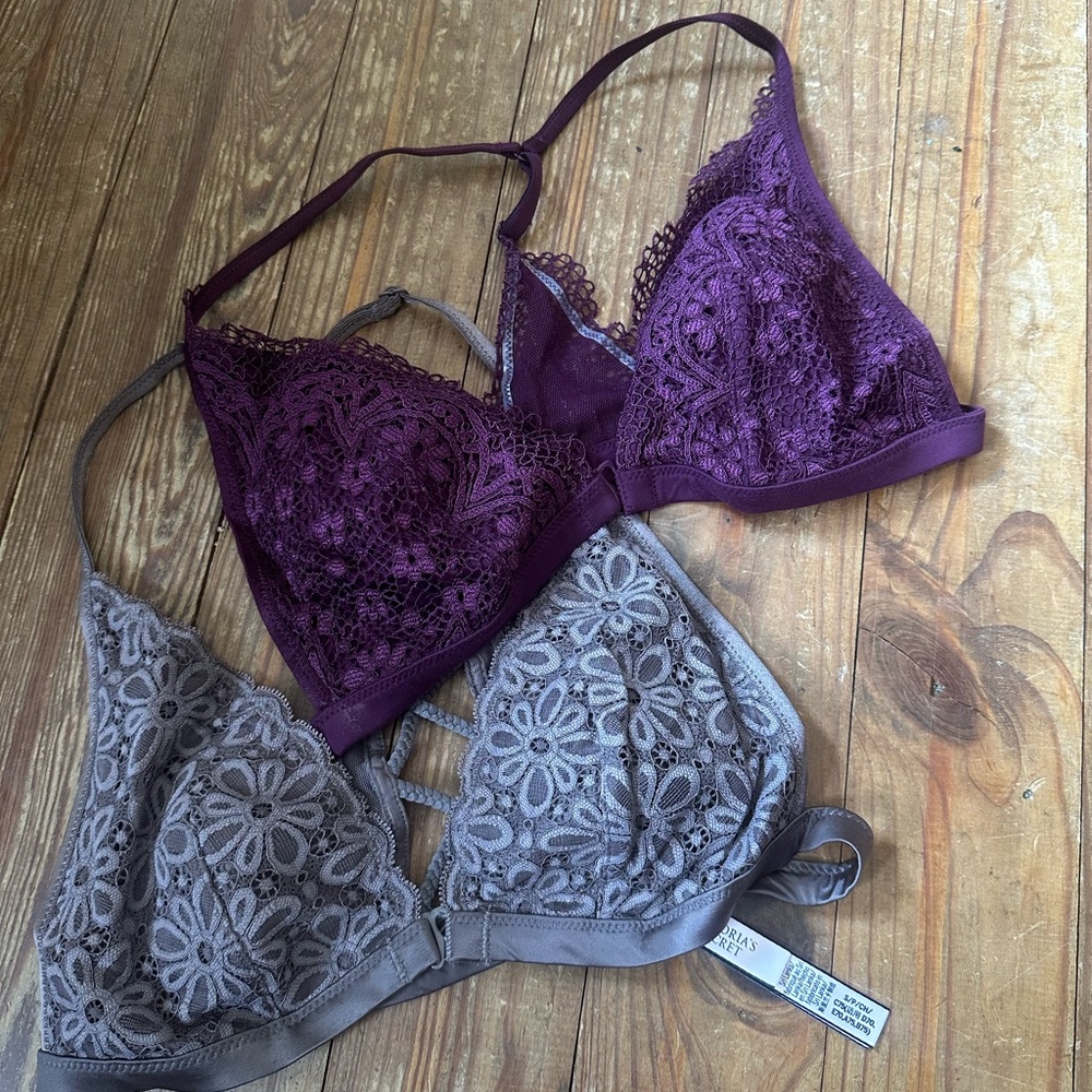Victoria Secret Lace Bralette / Bra Bundle